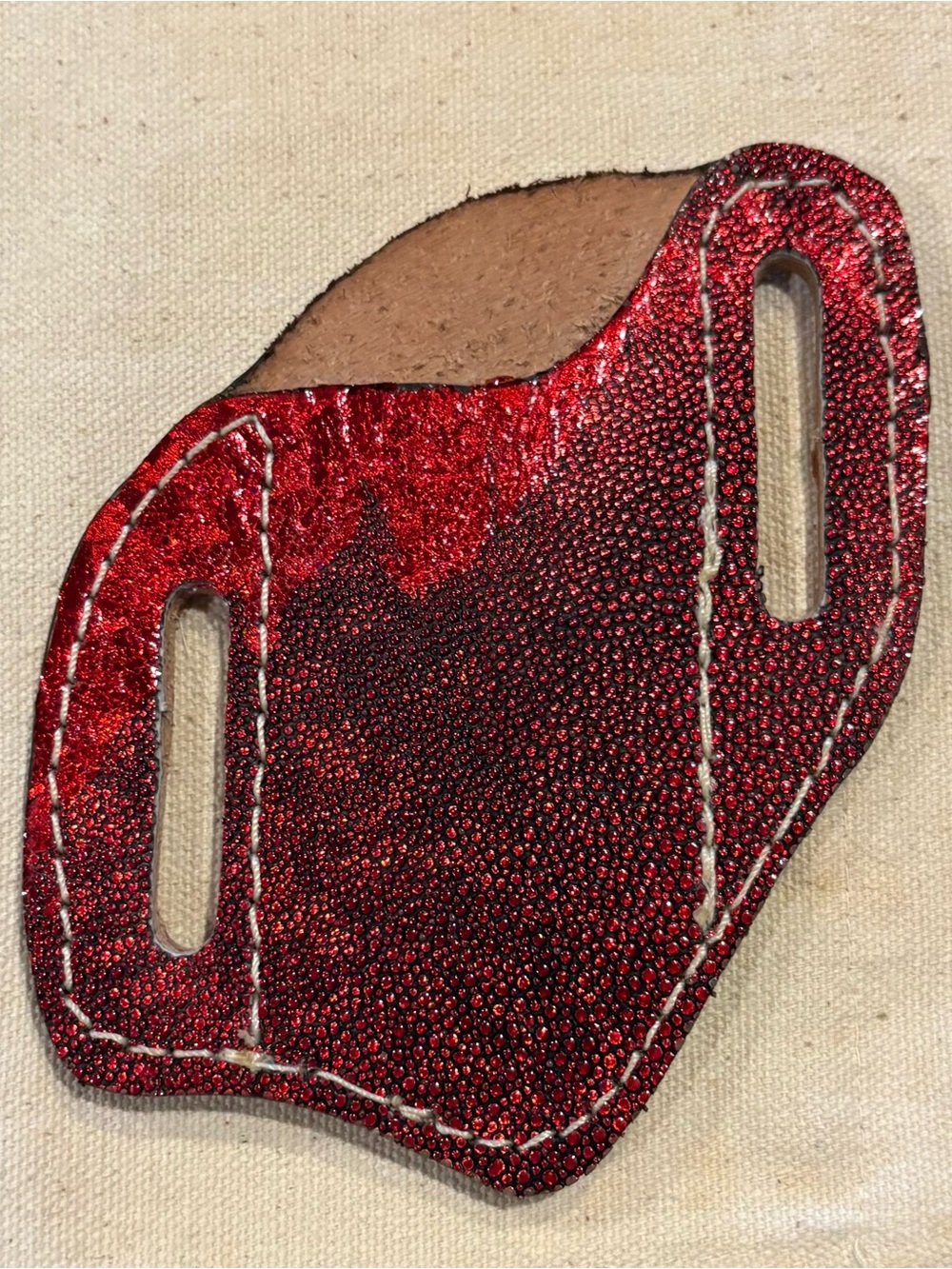 Red Stingray Belt Slide Holster for pocket folder